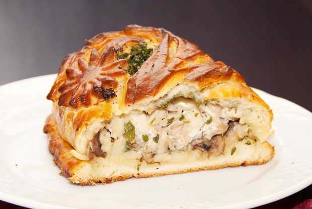 Пирог с сердечками кролика