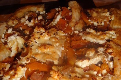 Пирог с тыквой и сыром фета