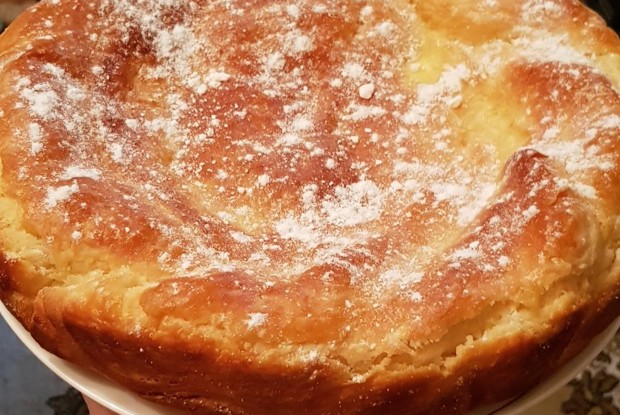 Пирог с заварным кремом по-египетски