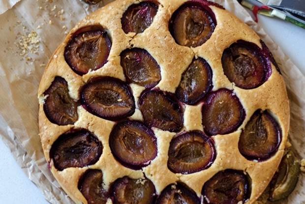 Пирог сливовый