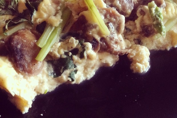 Пирог со спаржей