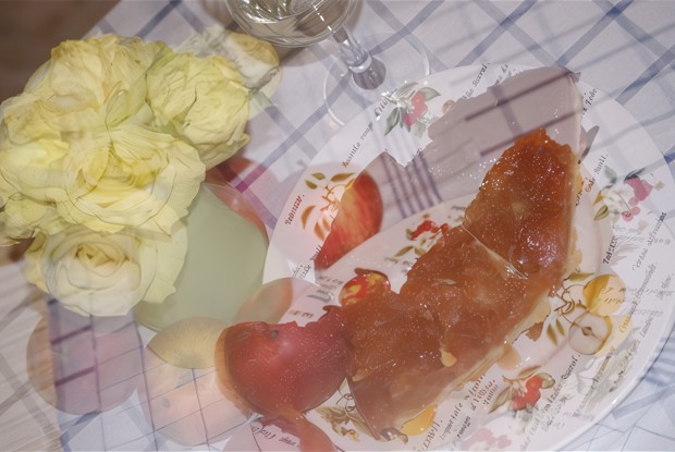 Пирог татен с яблоками и розмарином