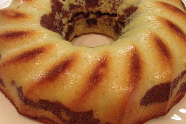 Пирог «Зебра» на мацони