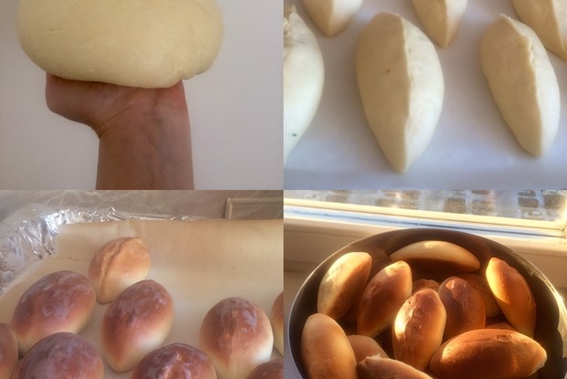 Пирожки печеные с картофелем и укропом