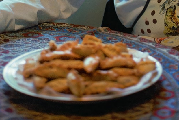 Пирожки с грибами и рисом