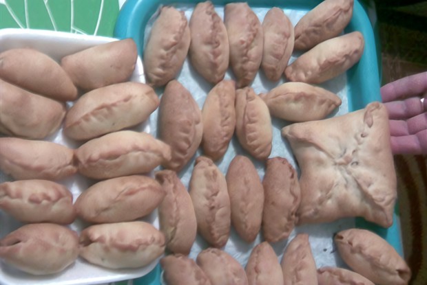 Пирожки с куриной печенью