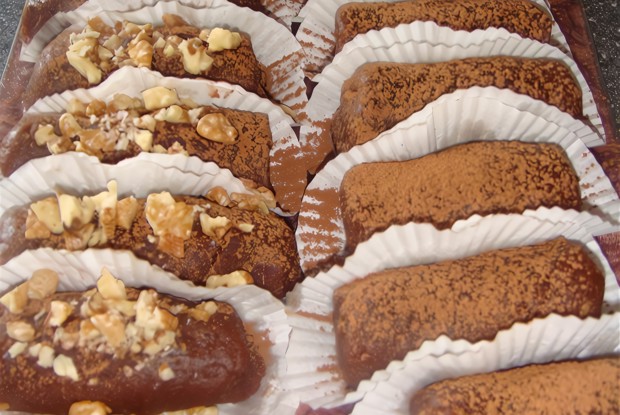 Пирожное «Картошка» с коньяком и грецкими орехами