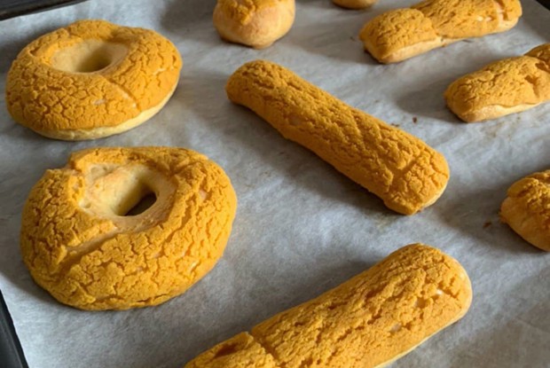 Пирожное с кофейным кремом