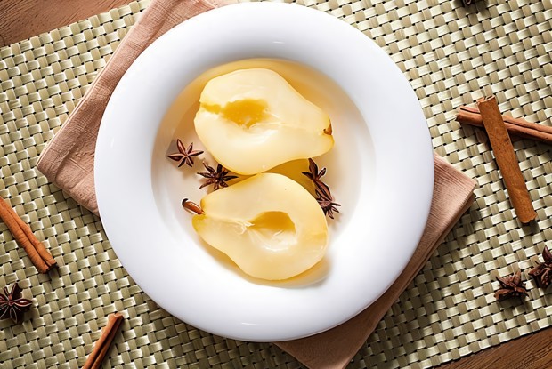 Пьяная груша со специями