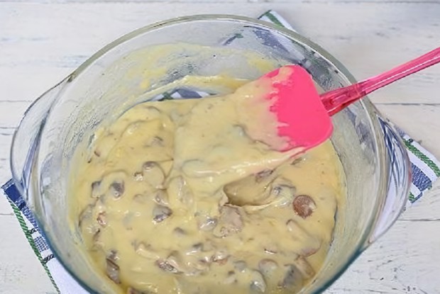 Плавленный сыр с грибами