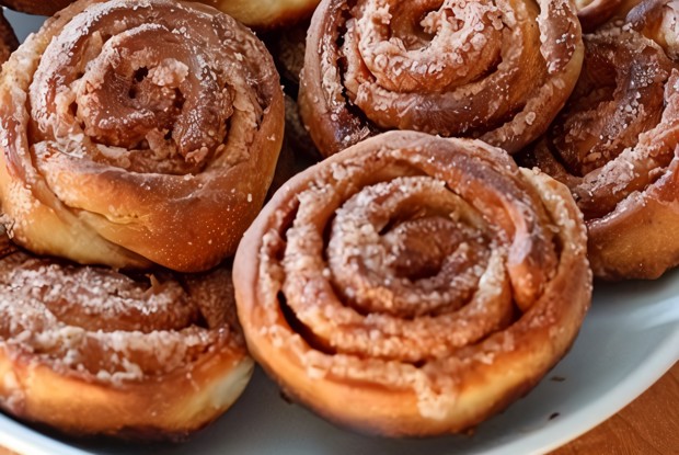 Плюшки с корицей и мускатным орехом