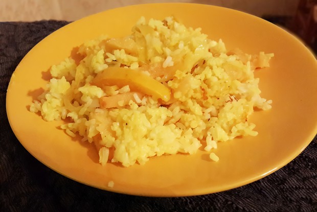 Плов с айвой