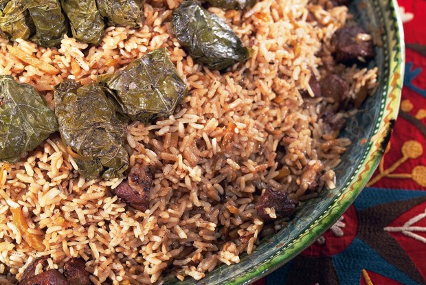 Плов с долмой