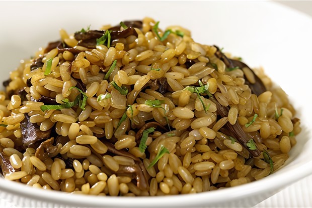 Плов с грибами