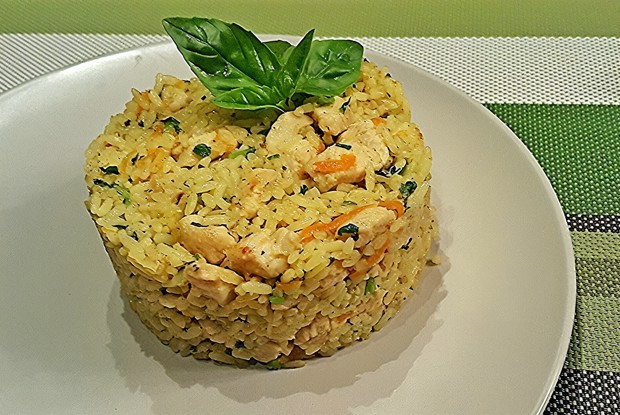 Плов с куриным филе