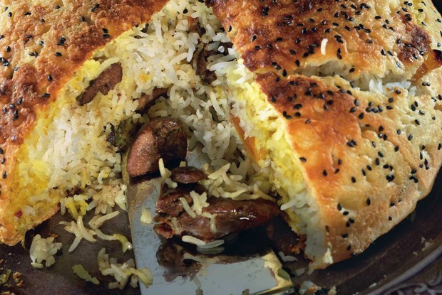 Плов с утиными потрохами