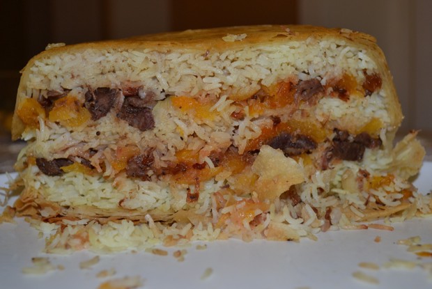 Плов в лаваше