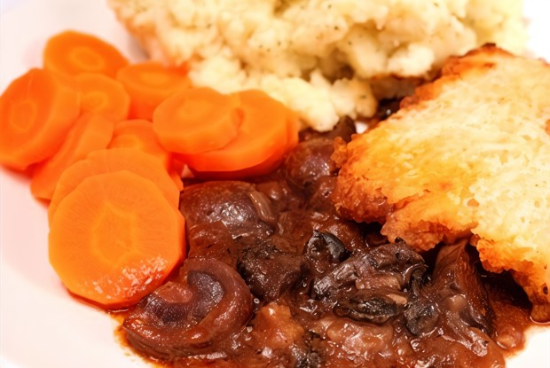 Почки в винном соусе