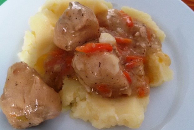 Подлива из курицы для пюре