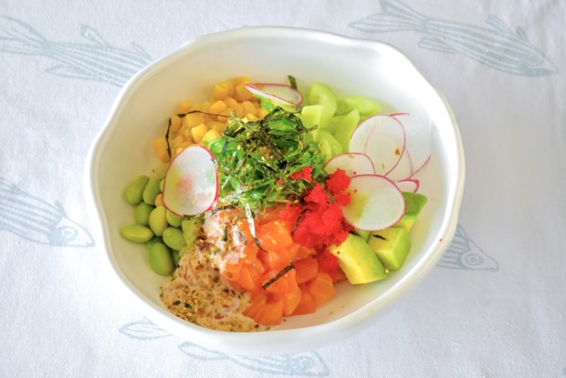 Поке из лосося