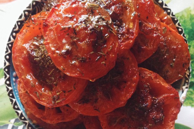 Помидоры к завтраку с паприкой