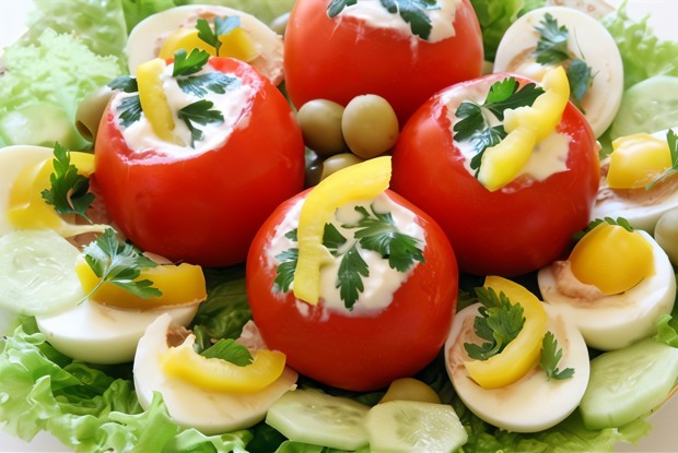 Помидоры с сюрпризом