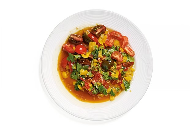 Помидоры в кисло-остром соусе