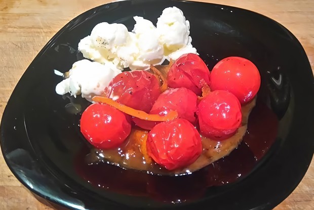 Помидоры с апельсиновым соусом