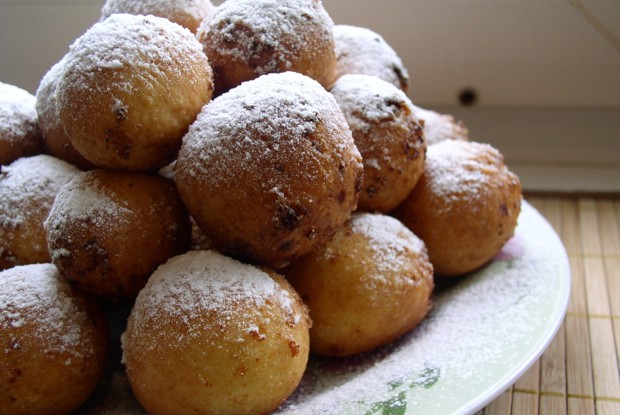 Пончики с яблочным мороженым