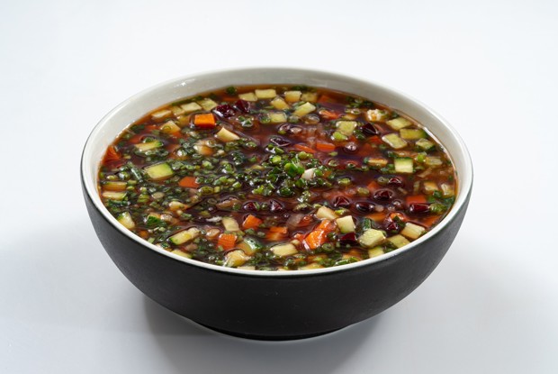 Постная окрошка