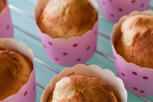 Постные банановые маффины