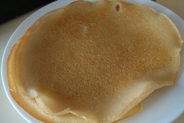 Постные блины на газированной воде