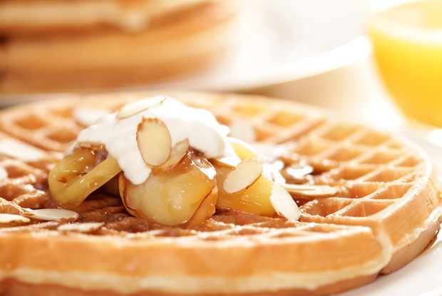 Постные овсяные вафли