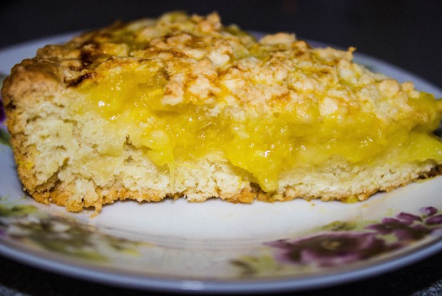 Постный цитрусовый пирог