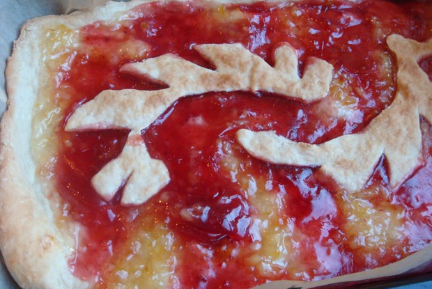 Постный лимонный пирог