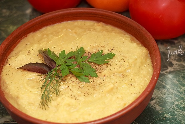 Постный суп-пюре с цветной капустой