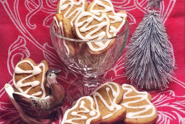 Постное пряное имбирное печенье