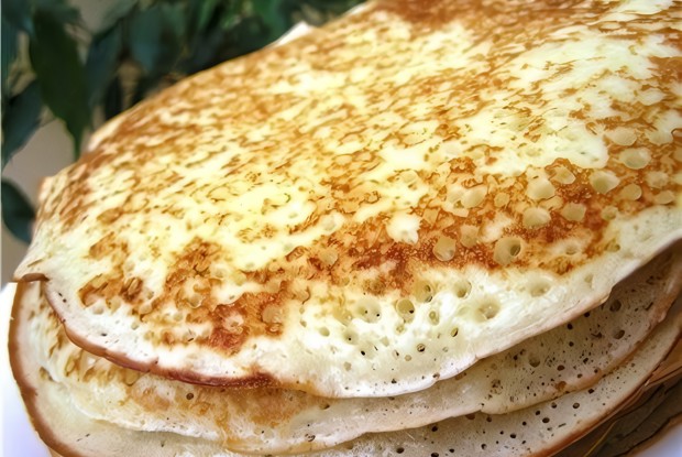 Постные блины из гречневой муки