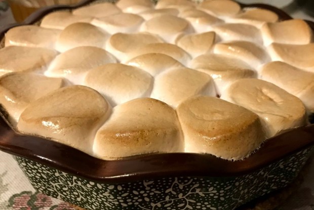 Праздничный зефирно-шоколадный торт