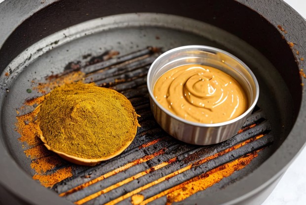 Приправа из кинзы и арахисового масла