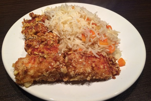 Пряная рыба в панировке