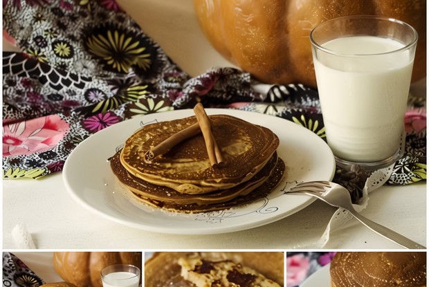 Пряные тыквенные панкейки