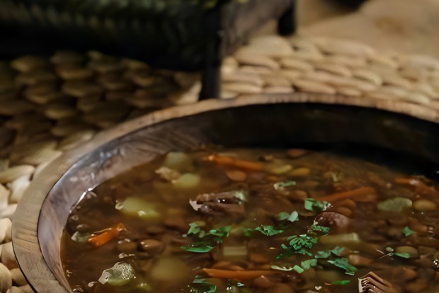 Пряный чечевичный суп