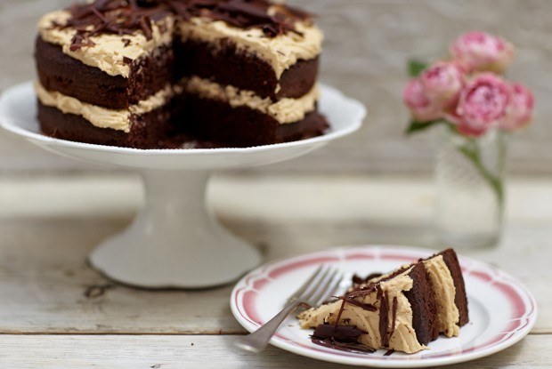 Пряный кофейно-шоколадный торт