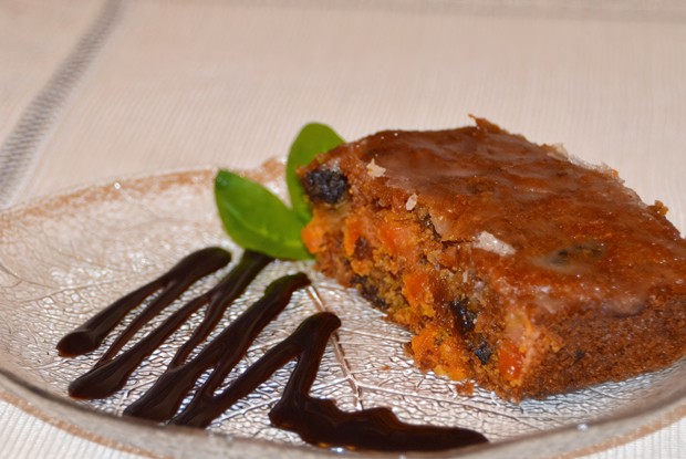 Пряный морковный пирог