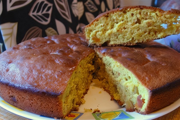 Пряный пирог с цукатами