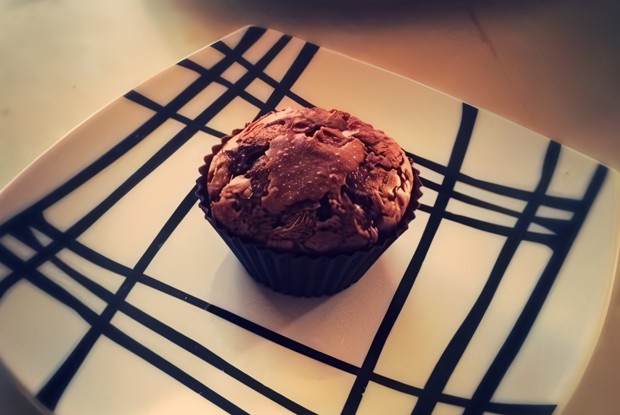 Простые шоколадные маффины