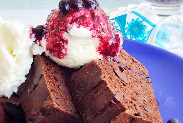 Протеиновый брауни с авокадо