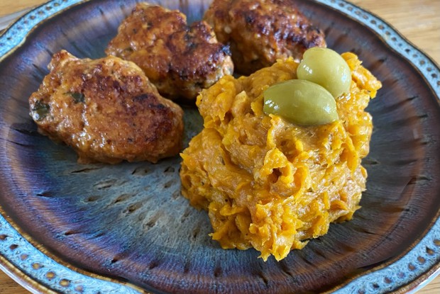 Пряное пюре из батата