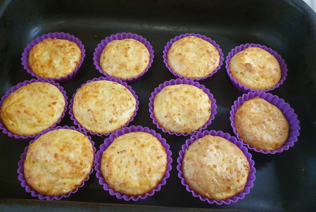 Пряные кексы с овощами